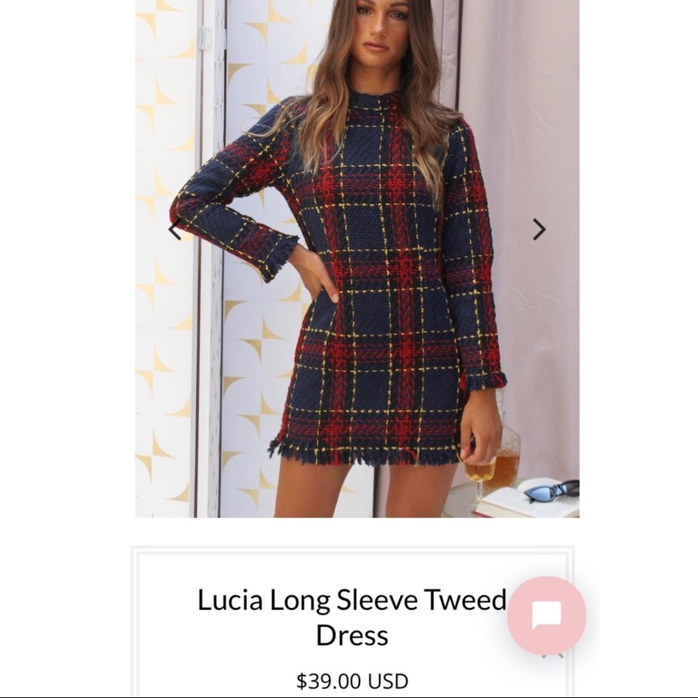 Long Sleeve Tweed Dress Easter * NWT * BRAND NEW *